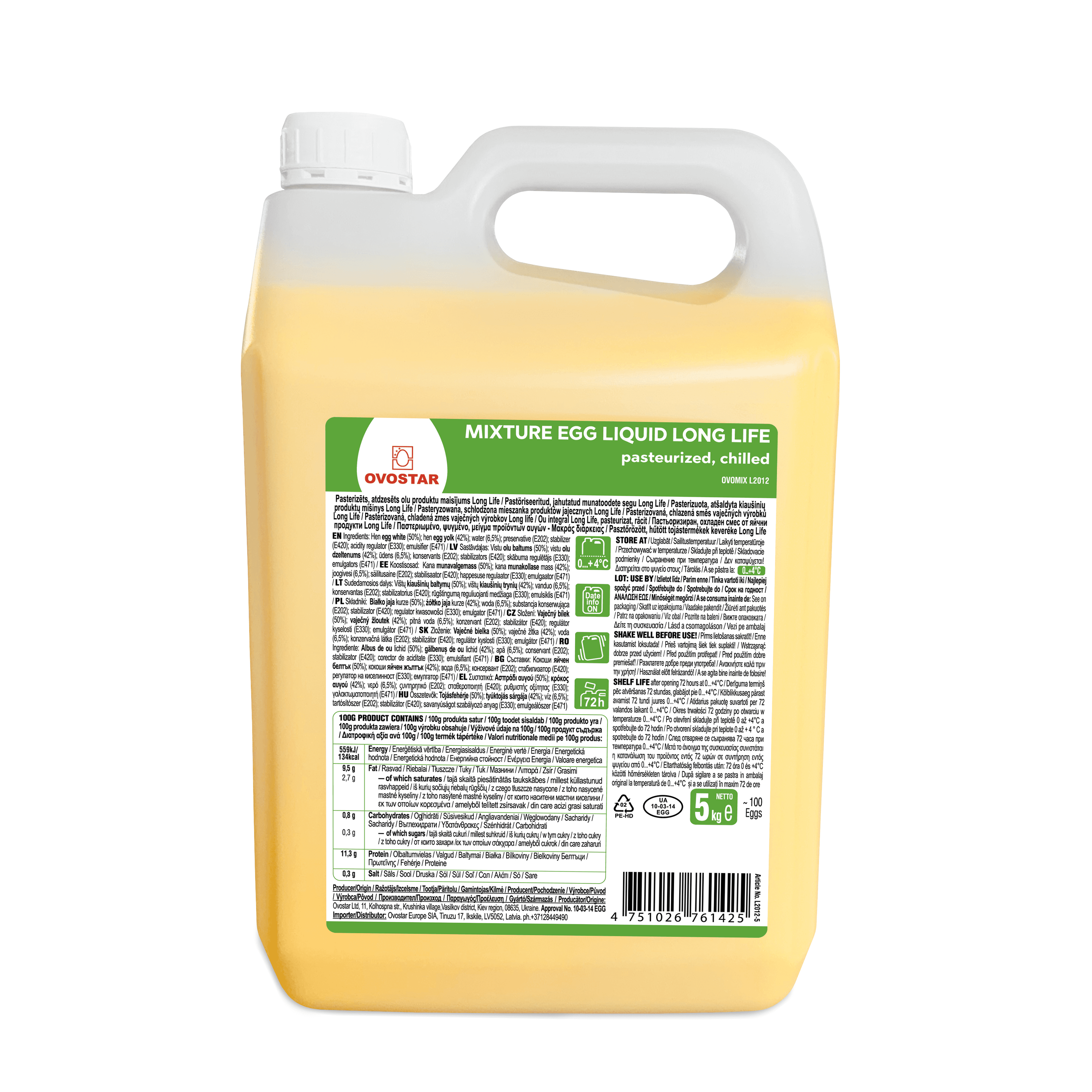 Flydende helæg – long life (5L)